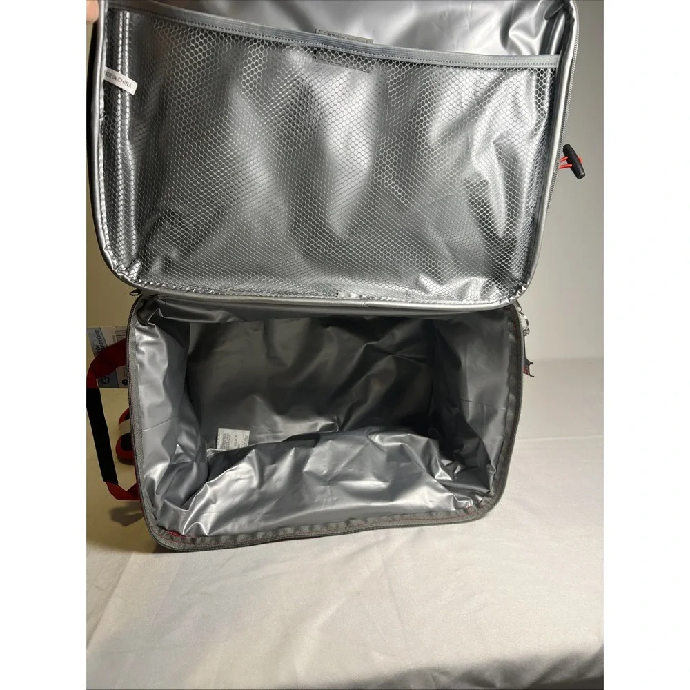 NWT Olli 45 Can Collapsible Cooler Bag Red/Gray/Black - Tough Top & Base